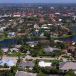 Naples, Florida drone view