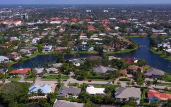 Naples, Florida drone view
